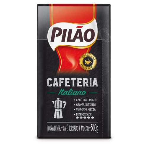Café Torrado e Moído Pilão Cafeteria Italiano 500g