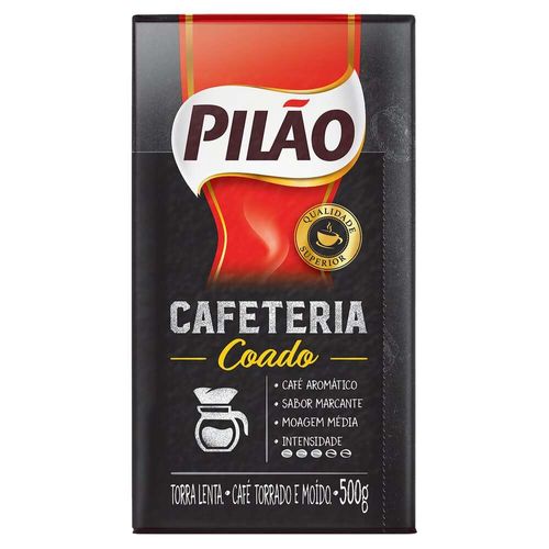 Café Torrado e Moído Pilão Cafeteria Coado 500g