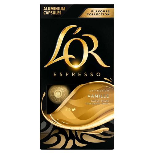 Cápsulas De Café Espresso Baunilha L'Or com 10 Unidades