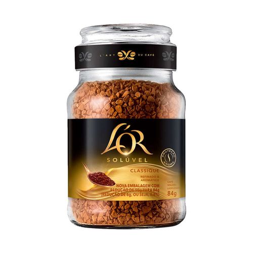 Café Solúvel Liofilizado Classique L'or Vidro 84g