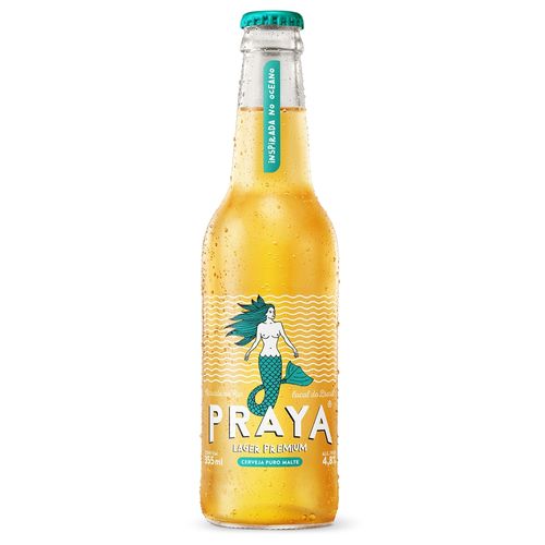 Cerveja Praya Lager Premium Long Neck 355ml