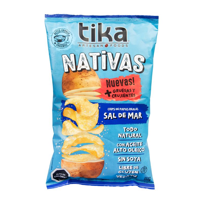 Batata-Chips-Chilena-Tika-Natural-com-Sal-150g