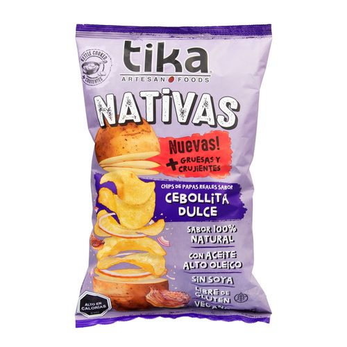 Batata Chips Chilena Cebollita Tika Natural 150g