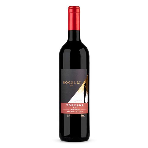 Vinho Tinto Italiano Toscana Bocelli IGT 750ml