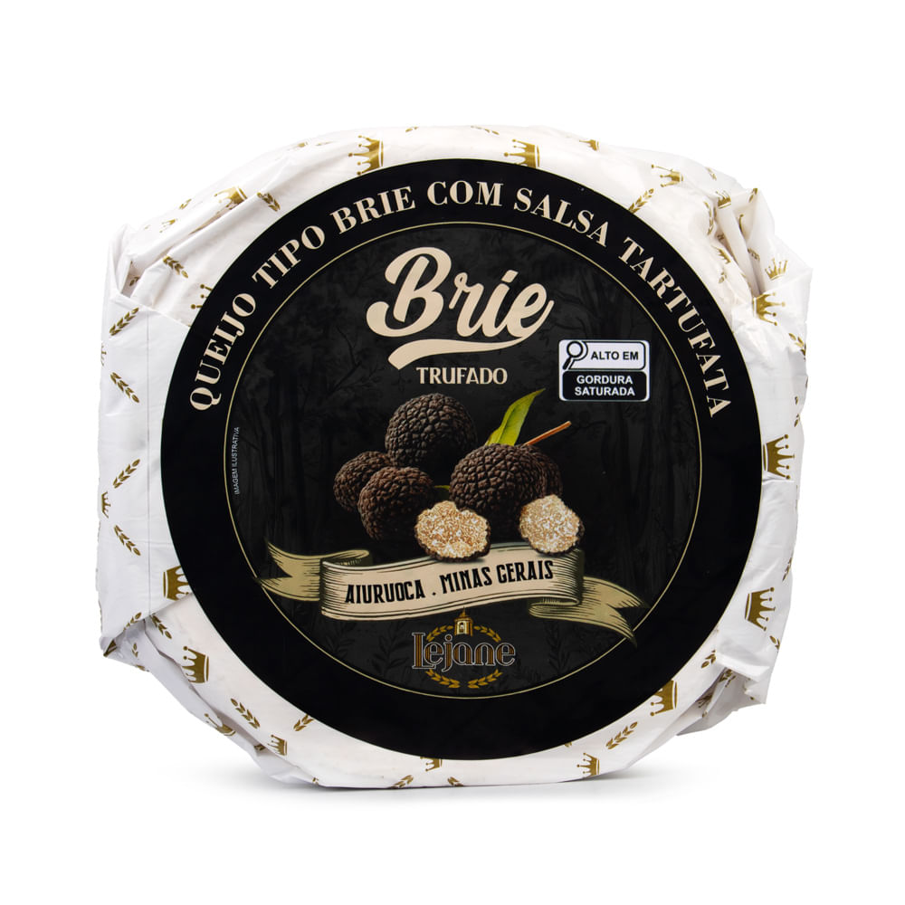Queijo Tipo Brie Trufado Lejane Peça 1kg