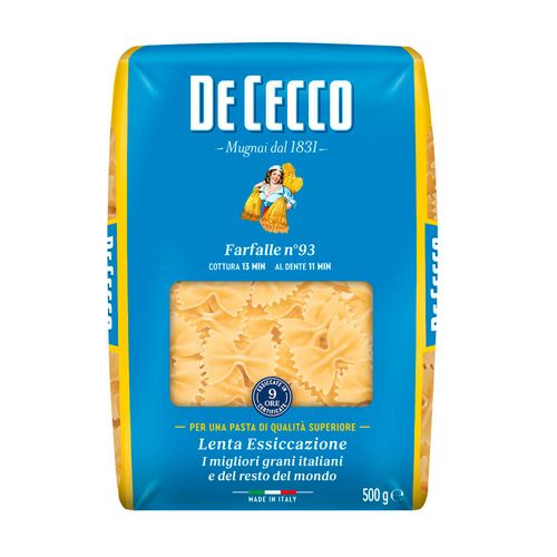 Farfalle Italiano De Cecco Nº 93 500g