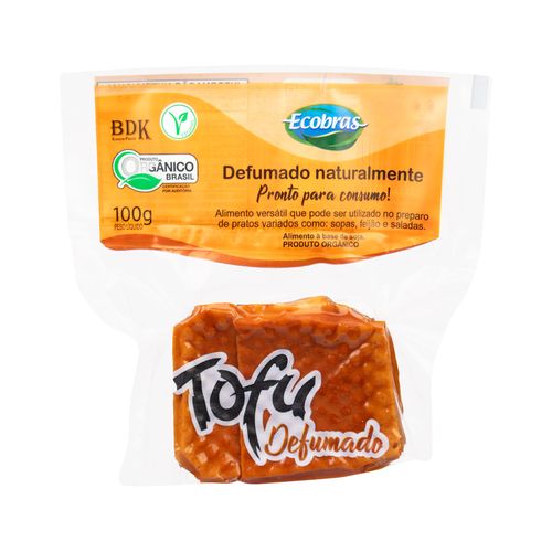 Queijo Tofu Defumado Orgânico Vegano Ecobras A Vácuo 100g