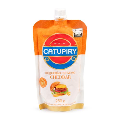 Requeijão Cremoso Catupiry Cheddar Sachê 250g