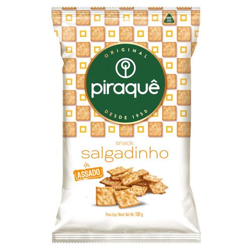 Biscoito Piraquê Salgadinho Pacote 100g