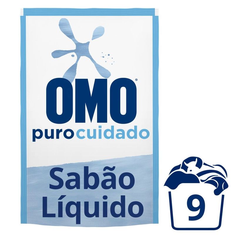 Lava-Roupas-Liquido-Refil-Omo-Puro-Cuidado-900ml