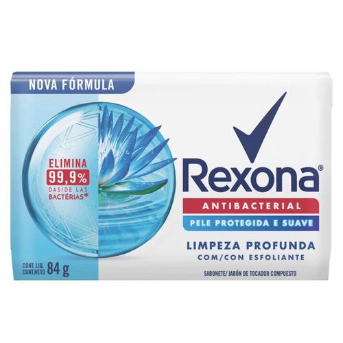Sabonete em Barra Rexona Antibacterial Limpeza Profunda 84g