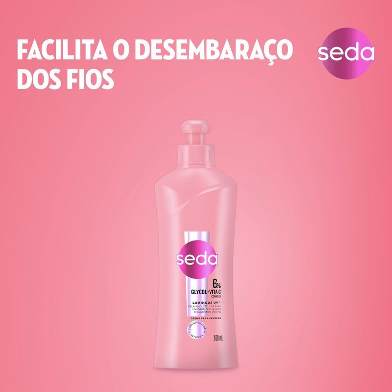 Creme-para-Pentear-Seda-Luminous-UV-300ml