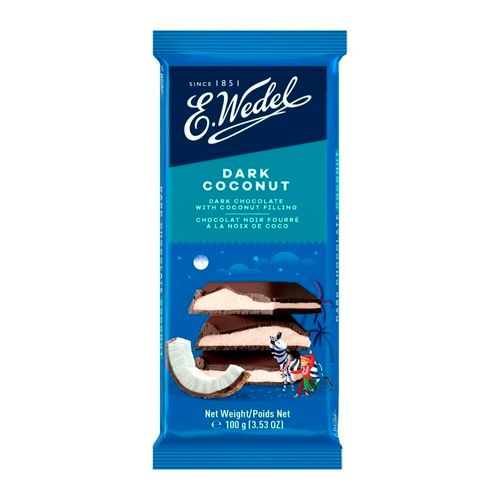Chocolate Polonês Dark com Coco E.Wedel 100g