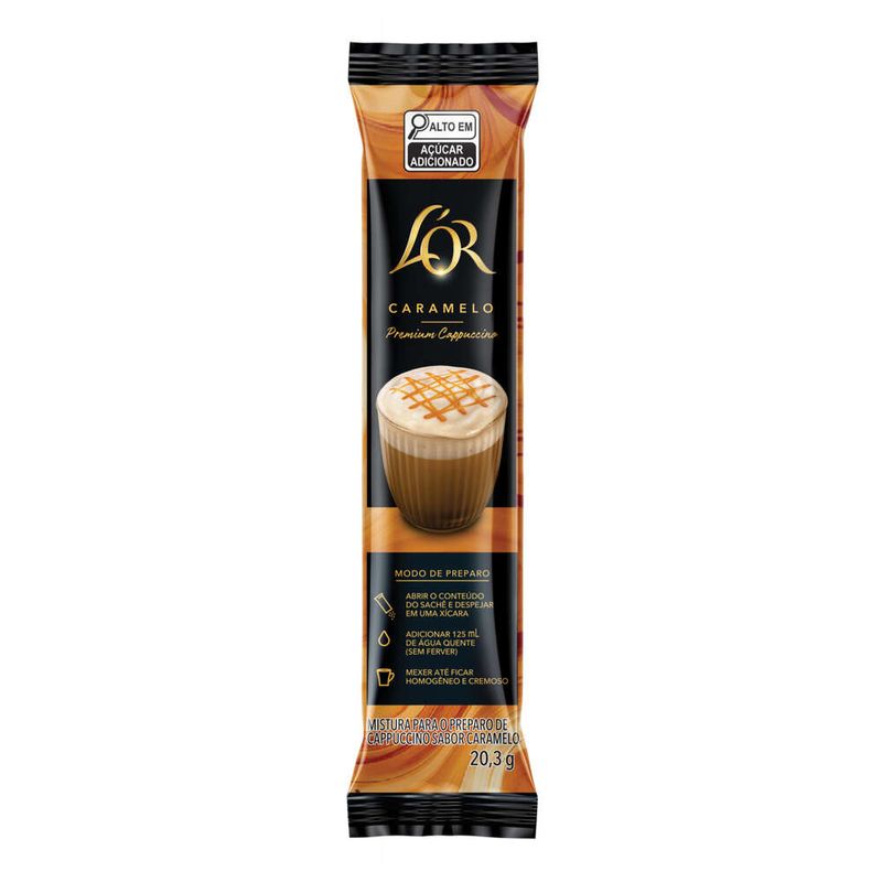 Cappuccino-Soluvel-LOr-Caramelo-8-Saches-1624g
