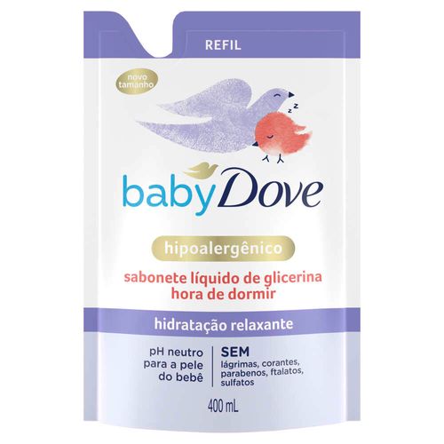 Sabonete Líquido Dove Baby Hora de Dormir Refil 400ml