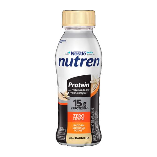 Bebida Láctea Nutren Protein 15g Proteínas Baunilha 260ml