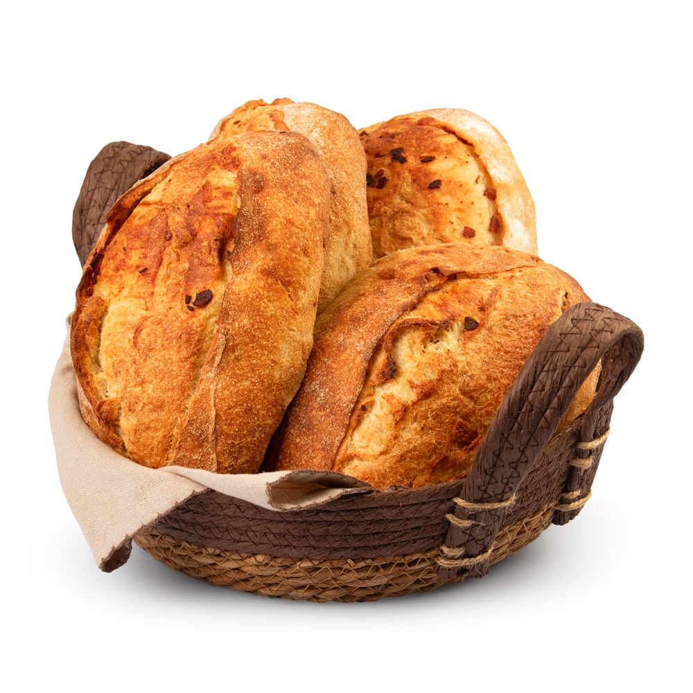 Pão Santa Mônica Calabresa e Queijo Panetto 550g