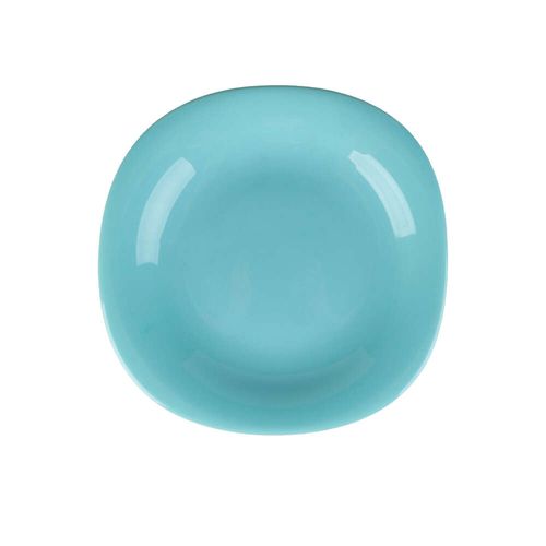 Prato de Sobremesa em Vidro L'Hermitage Dama Opalino Verde 21,5cm