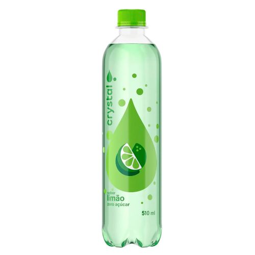 Água Mineral Saborizada Gelada Crystal Limão 510ml