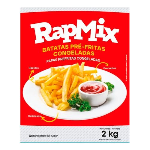 Batata Congelada Pré Frita Rapimix 2kg 10MM