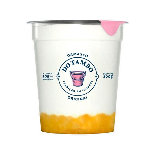 Iogurte Do Tambo Damasco Original 200g