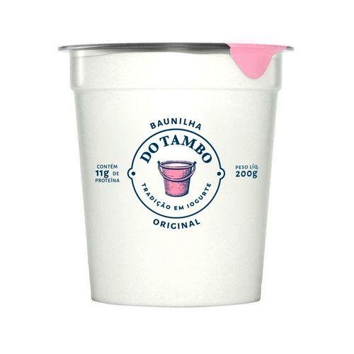 Iogurte Do Tambo Baunilha Original 200g