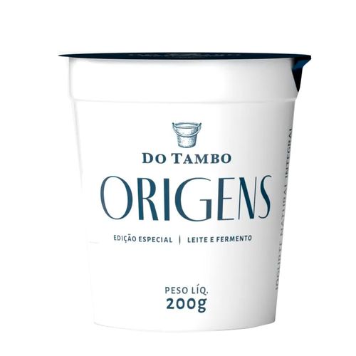 Iogurte Do Tambo Integral Origens 200g