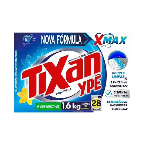 Sabão em Pó Tixan Primavera Caixa 1,6kg