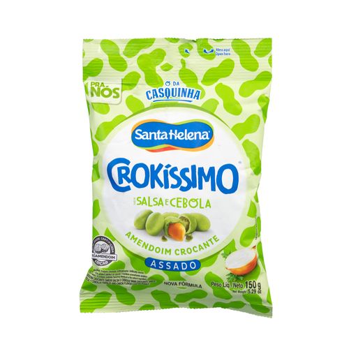 Amendoim Crokíssimo Santa Helena Salsa e Cebola 150g