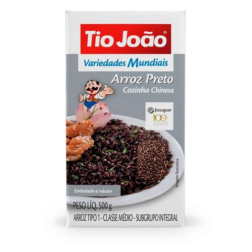 Arroz Preto Tio João 500g