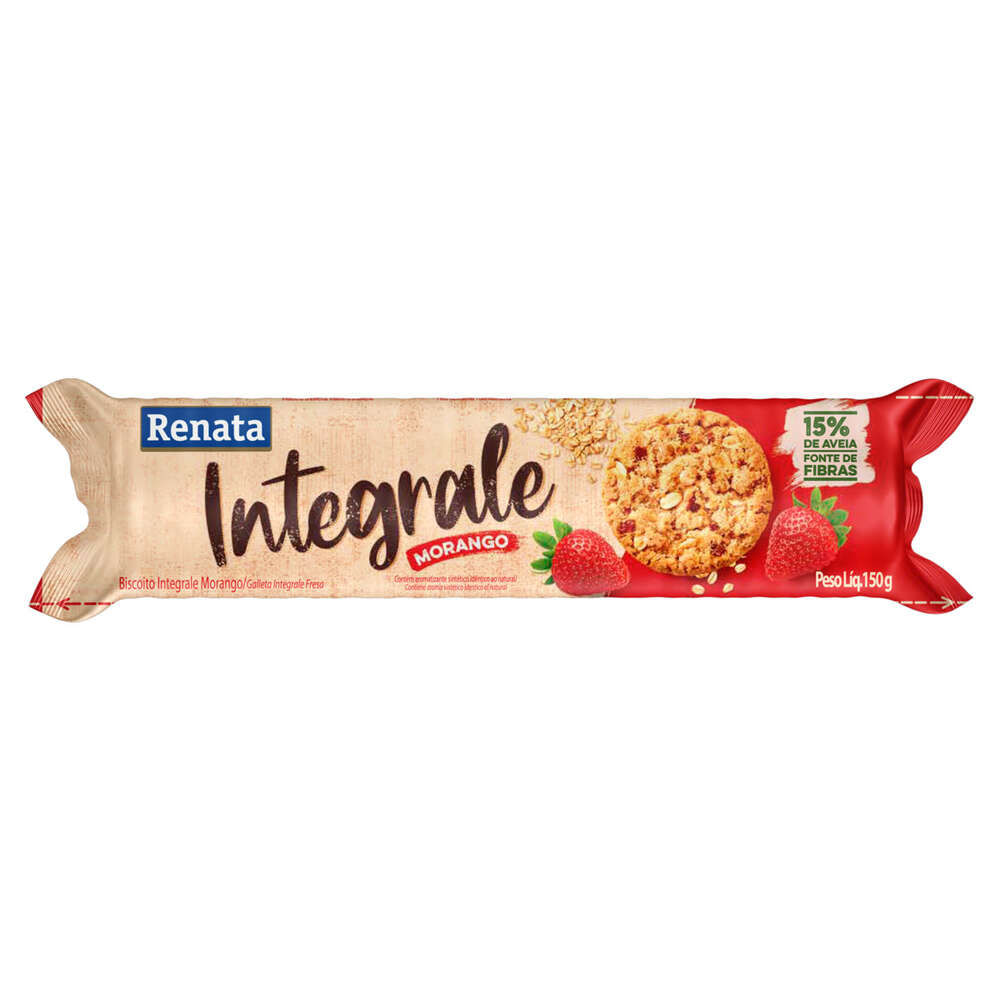 Biscoito Integral Renata Morango 150g