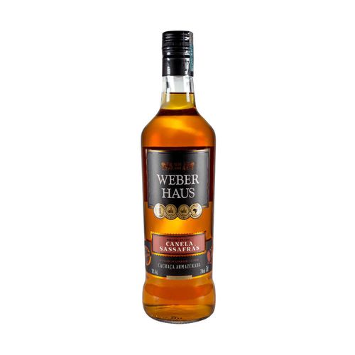 Cachaça Envelhecida Weber Haus Canela Sassafrás 700ml