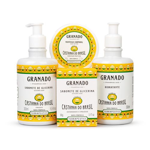 Kit Lata Granado Terrapeutics Castanha do Brasil