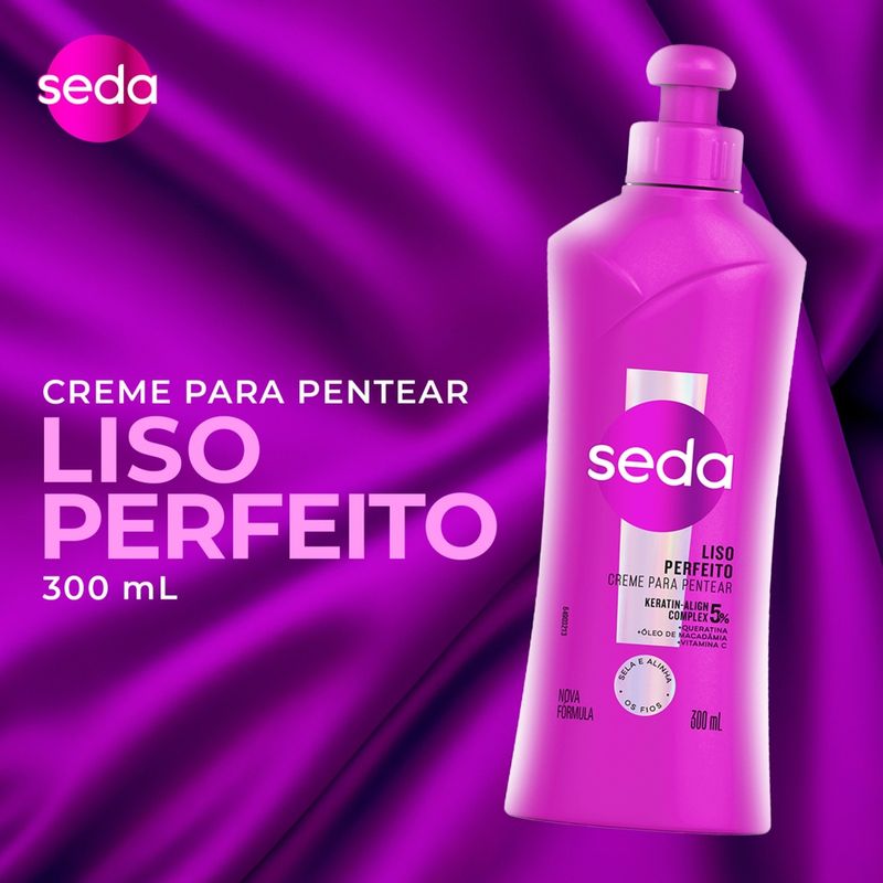 Creme-para-Pentear-Seda-Liso-Perfeito-300ml