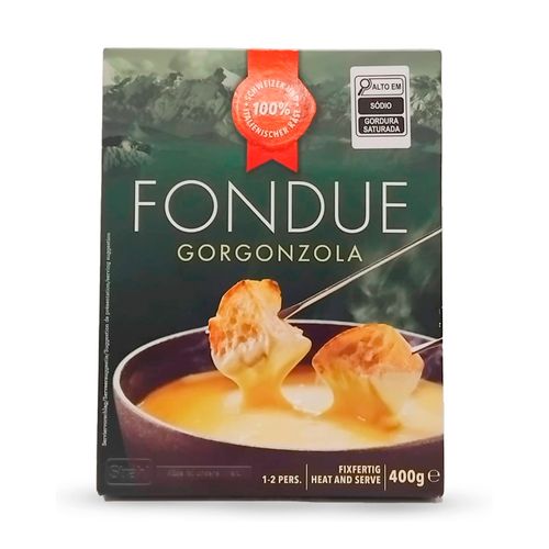 Queijo para Fondue Suíço com Gorgonzola Monti Trentini 400g