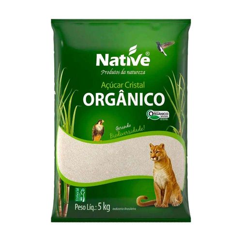 Açúcar Cristal Orgânico Native 5kg