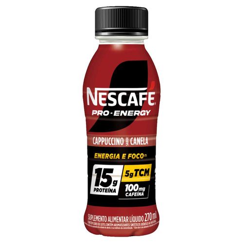 Bebida Nescafé Pro-Energy Cappuccino Sabor Canela 270ml