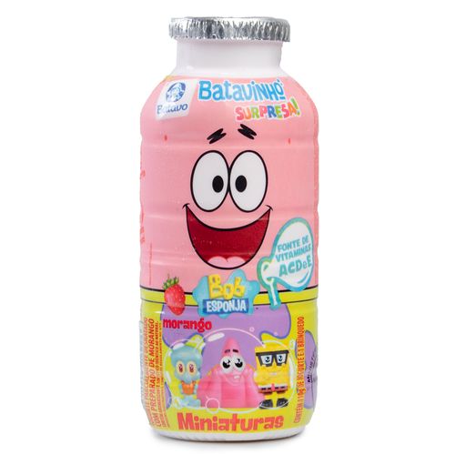 Iogurte Líquido Elege Bob Surpresa Morango Garrafa 110g