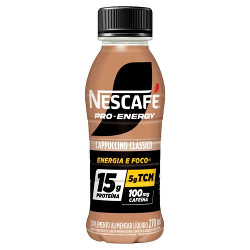 Bebida Nescafé Pro Energy Cappuccino Clássico 270ml