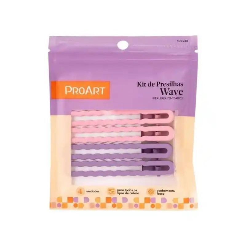 KIT-PRESILHAS-WAVE-ROSA-LILAS-PROART-4UN