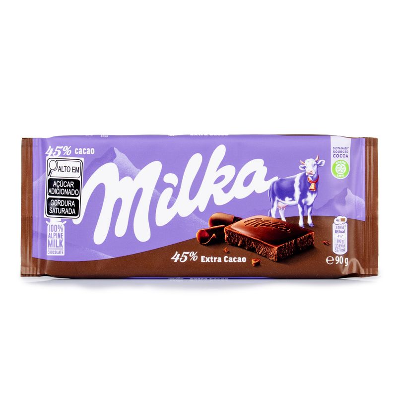 Chocolate-Milka-Extra-Cacau-90g