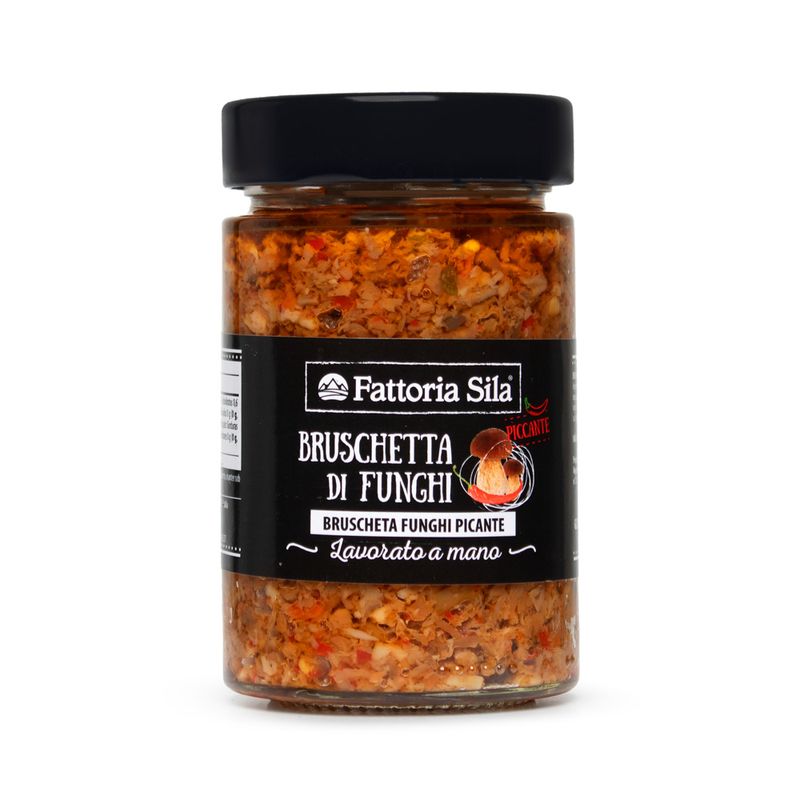 Bruschetta-Italiana-Funghi-Piccanti-Fattoria-Sila-180g