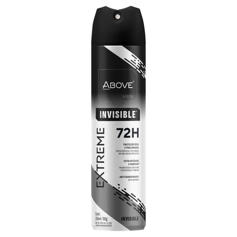 Desodorante-Aerossol-Above-Extreme-Invisible-150ml