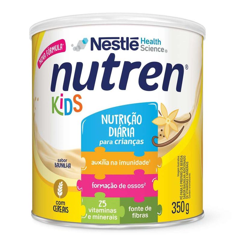 Complemento-Alimentar-Nutren-Kids-Baunilha-Lata-350g