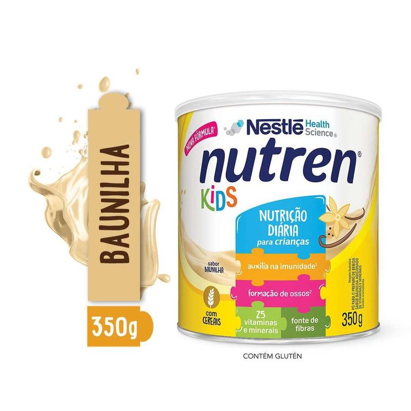 Complemento-Alimentar-Nutren-Kids-Baunilha-Lata-350g