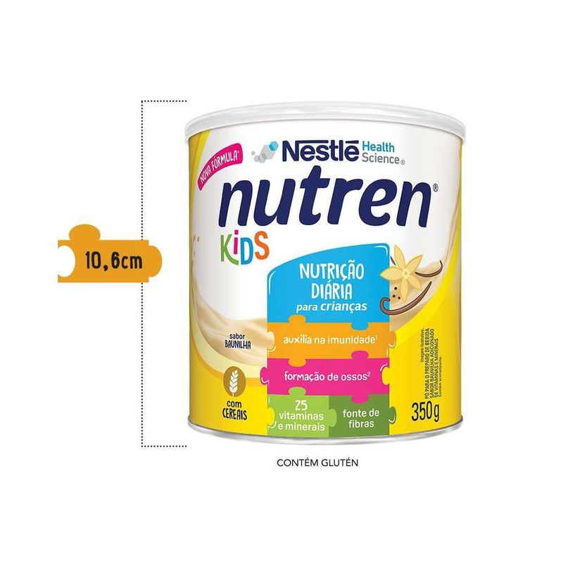 Complemento-Alimentar-Nutren-Kids-Baunilha-Lata-350g