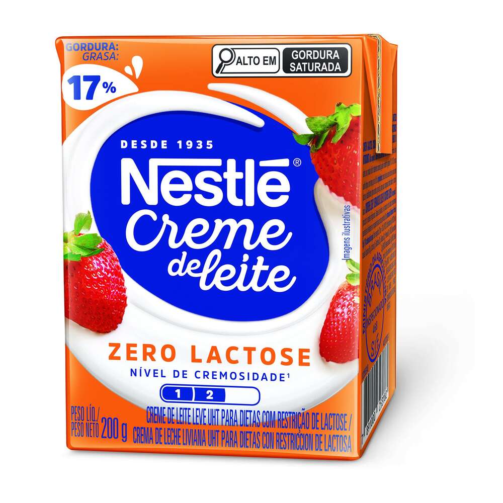 Creme de Leite Nestlé Zero Lactose 200g - Zona Sul