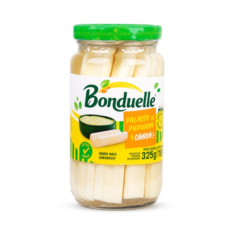 Palmito-Bonduelle-Pupunha-Canoa-520g