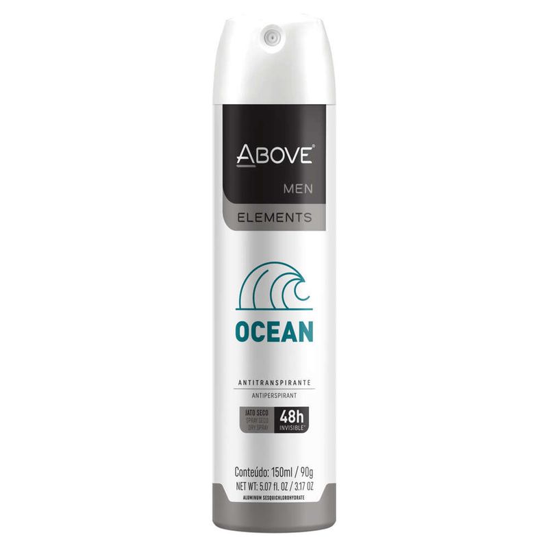 Desodorante-Aerossol-Above-Elements-Ocean-Men-150ml
