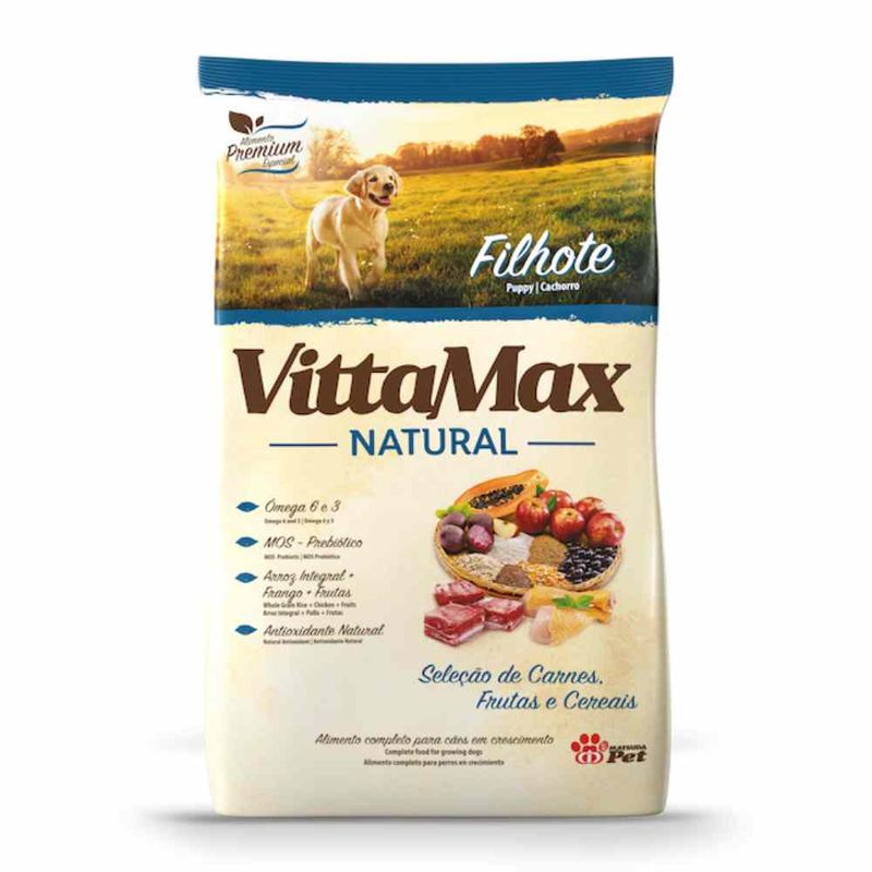 RACAO-VITTAMAX-NAT-FILHOTES-MATSUDA-1KG